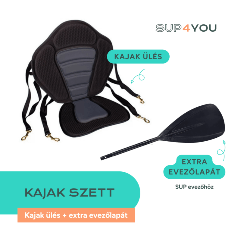 SUP kajak szett (ülés + evező átalakító)